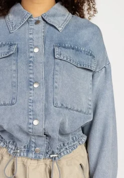 Ai&Ko Slub denim blouse jasje Kamie
