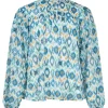 AI&KO ulla print blouse