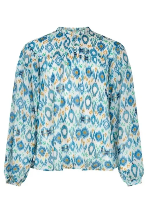 AI&KO ulla print blouse