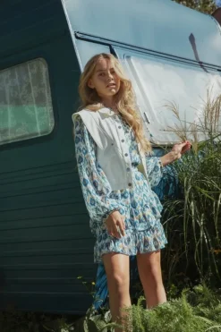 AI&KO ulla print blouse