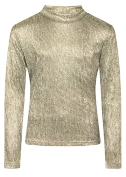 AI&KO Zera plisse top goud