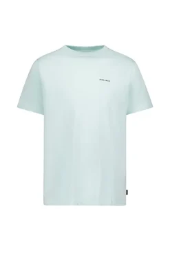 Airforce basis logo T-shirt pastel blue