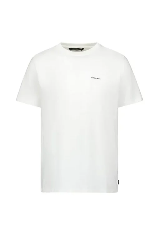 Airforce basis logo T-shirt wit