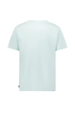 Airforce basis logo T-shirt pastel blue
