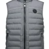 Airforce doorgestikte bodywarmer pewter