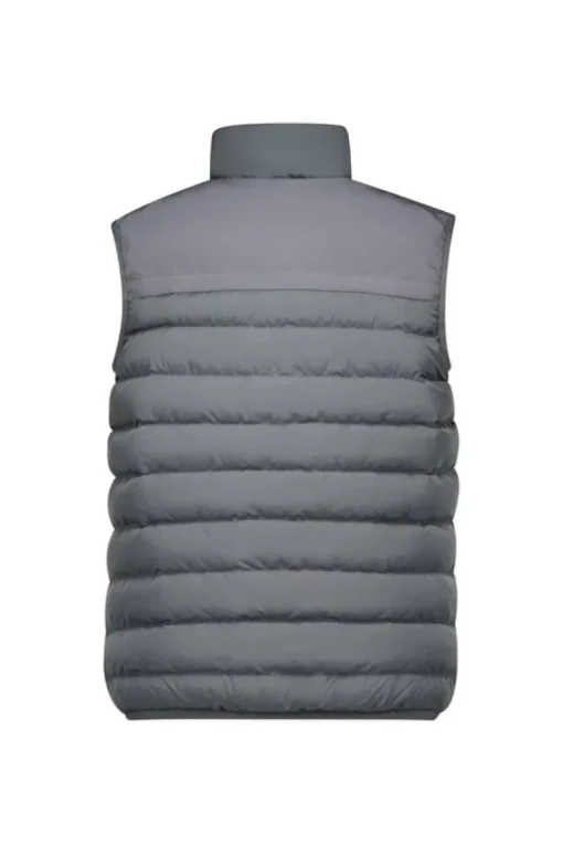 Airforce doorgestikte bodywarmer pewter