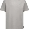 Airforce Milo woven T-shirt paloma grey