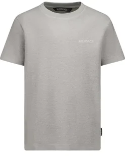 Airforce Milo woven T-shirt paloma grey