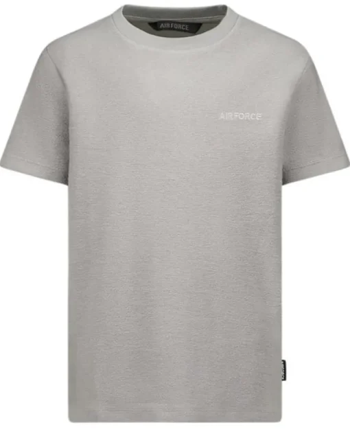 Airforce Milo woven T-shirt paloma grey
