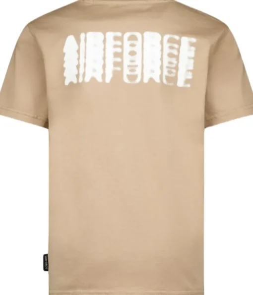 Airforce paper double led logo T-shirt Amporah