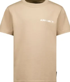 Airforce paper double led logo T-shirt Amporah