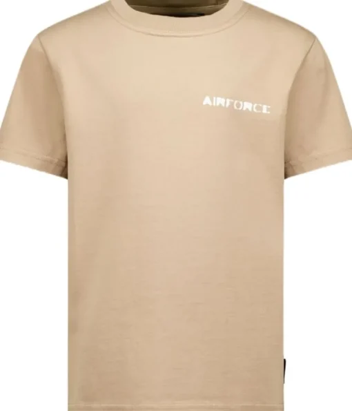 Airforce paper double led logo T-shirt Amporah
