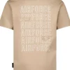 Airforce paper plane backprint T-shirt Amporah