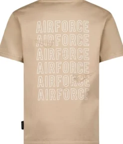 Airforce paper plane backprint T-shirt Amporah