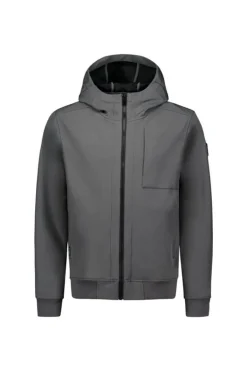 Airforce softshell jas pewter