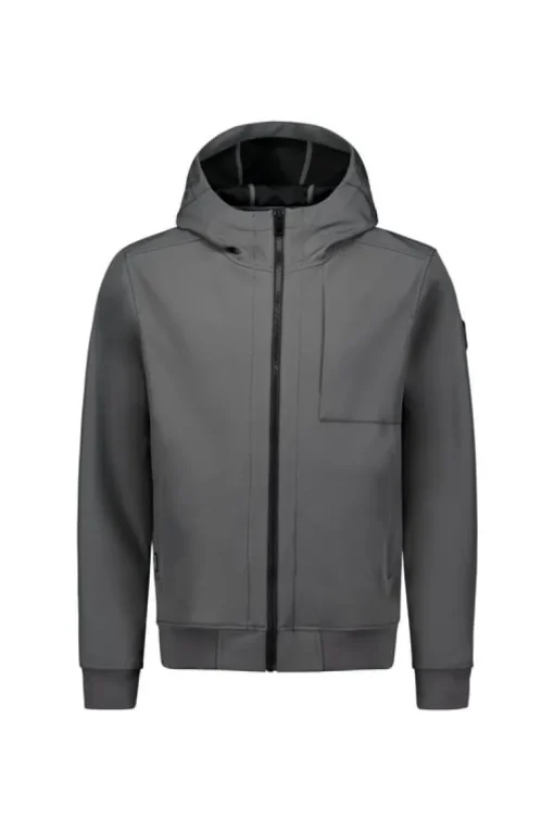 Airforce softshell jas pewter