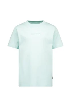 Airforce wording backprint T-shirt pastel blue