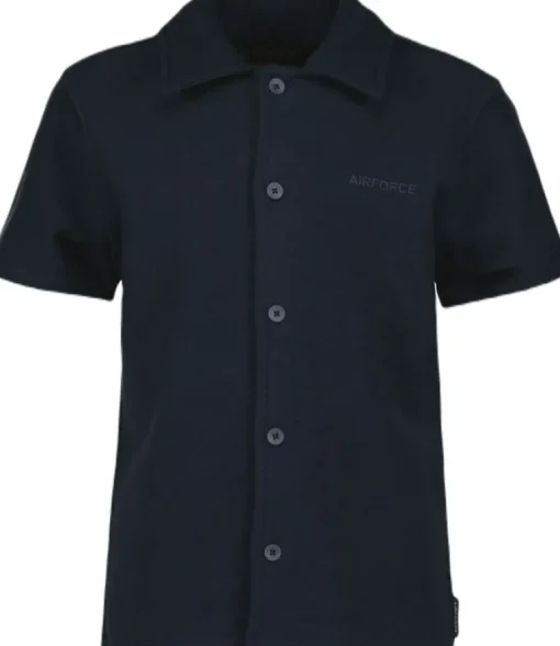 Airforce woven shirt navy blue