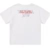Alix backprint the label T-shirt wit