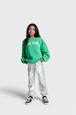 Alix metallic sweatpants zilver