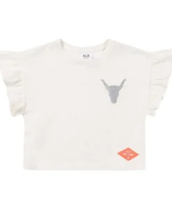 Alix muslin ruffle blouse