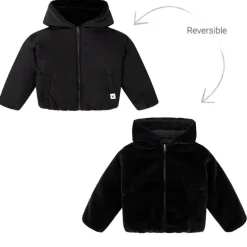 Alix reversible nylon/teddy jacket