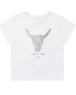 Alix silver bull-logo t-shirt