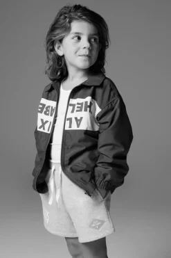 Alix sweat short grijs