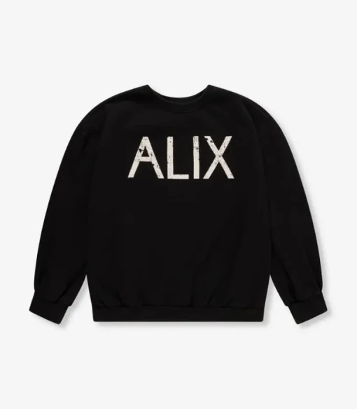 Alix wordltour logo sweater
