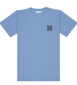 Ambique Dave backprint T-shirt light blue