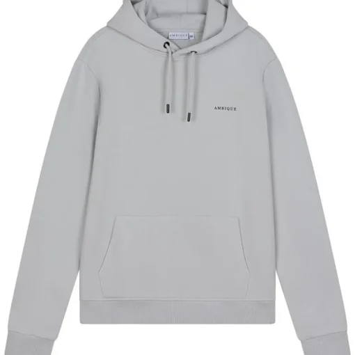 Ambique Nick hoodie light grey
