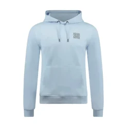 Ambique Sam backprint hoodie light blue