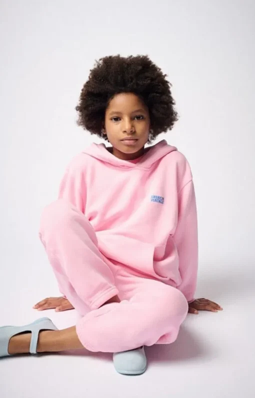 American Vintage hoodie Izubird roze