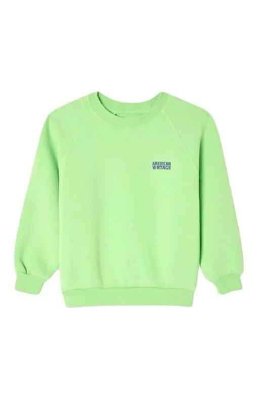 American Vintage sweater Izubird groen