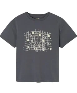 American Vintage T-shirt Fizvalley steel