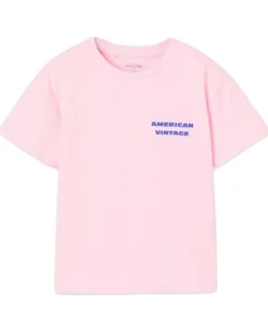 American Vintage T-shirt Fizvalley baby roze