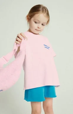 American Vintage T-shirt Fizvalley baby roze