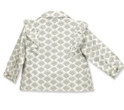 Babidu print en ruches blouse