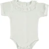 Babidu romper kanten kraag gebroken wit 1193