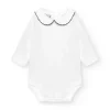 Babidu romper met blauwe piquée kraagje 1188