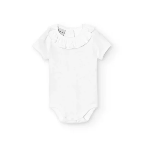 Babidu romper met ruche kraag 1118