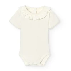 Babidu romper met ruche kraag 1118