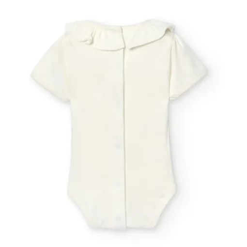 Babidu romper met ruche kraag 1118