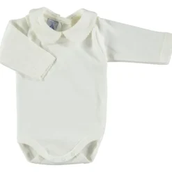 Babidu romper rond kraagje gebroken wit 1190