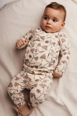 Baje baby overslag T-shirt flower