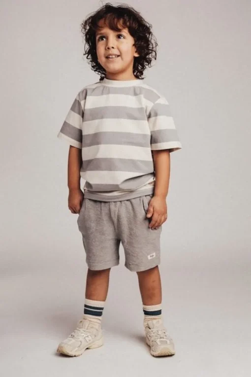 Baje badstof short grey