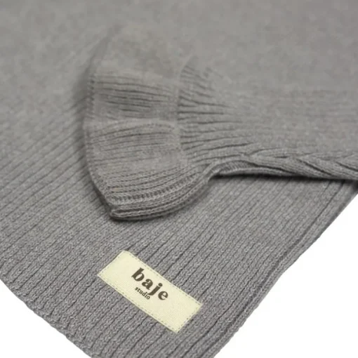 Baje Bow ribgebreid truitje lilac