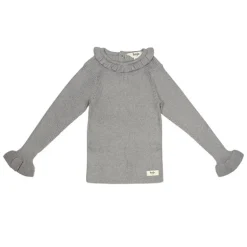 Baje Bow ribgebreid truitje lilac