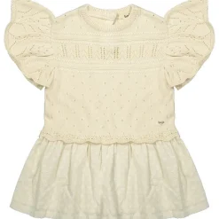 Baje Estela gecombineerde jurk creme