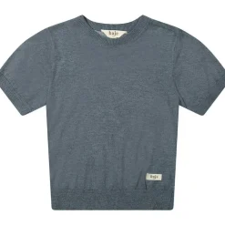 Baje gebreid T-shirt Blue Ocean